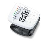 Beurer BC 21 Talking wrist blood pressure monitor; risk indicator; arrhythmia detection; medical device; circumferences 14-19.5 cm; storage bag