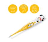 Beurer BY 11 Dog clinical thermometer, Contact-measurement technology, temperature alarm as from 37.8 C°, Display in C° and F°, Flexible measuring tip; Protective cap; Waterproof tip and display