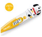 Beurer BY 11 Dog clinical thermometer, Contact-measurement technology, temperature alarm as from 37.8 C°, Display in C° and F°, Flexible measuring tip; Protective cap; Waterproof tip and display