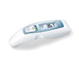 Beurer FT 65 multi functional thermometer, 6-in-1 function: ear, forehead and surface temperature, temperature alarm, date and time, 10 memory spaces, medical device