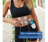 Beurer EM 49 digital TENS/EMS unit,Pain therapy (TENS), Muscle stimulation (EMS), impulse massage, 4 electrodes, 2 adjustable channels,70 training programs