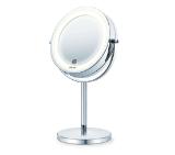 Beurer BS 55 Illuminated mirror, touch sensor, 18 LED light, 7 x zoom, 2 swivering mirrors, 13 cm