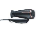 Beurer HC 25 Hair dryer, 1 600 W, ion function, folding handle, 2 heat settings, 2 blower settings, cold air, noozle, overheating protection 