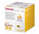 Beurer BY 52 Baby food and bottle warwmer, 2-in-1 warms up food and keeps it warm, digital temperature display,Led display,with lifter,with cap, auto switch-off.