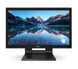 Philips 222B9T, 21.5" Wide TN LED, 2 ms, 1000:1, 50M:1 DCR, 250 cd/m2, 1920x1080@60Hz, Touch, Heigh Adjust, Tilt, USB, D-Sub, DVI, HDMI, DP, Headphone Out, Speakers, Black