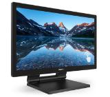Philips 222B9T, 21.5" Wide TN LED, 2 ms, 1000:1, 50M:1 DCR, 250 cd/m2, 1920x1080@60Hz, Touch, Heigh Adjust, Tilt, USB, D-Sub, DVI, HDMI, DP, Headphone Out, Speakers, Black