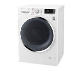 LG F4J8FH2W, Washing Machine/Dryer, TrueSteam™, 9 kg washing, 6 kg drying capacity, 1400 rpm, Graphic LCD-display, A energy class, Wi-Fi, White