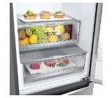 LG GBF71PZDZN, Refrigerator, Bottom Freezer, 338l, LED-display, Water dispenser, Total No Frost, Fresh Zone, LINEAR Cooling, FRESHConverter, FRESHBalancer, Smart Diagnosis, Door Cooling+TM ,  A++ energy class, Platinum Silver