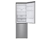 LG GBB61PZHZN, Refrigerator, Bottom Freezer, 341l, LED-display, Total No Frost, LINEAR Cooling, Fresh Zone, Moist Balancer Crisper, Smart Diagnosis, Door Cooling+TM,  A++ energy class, Platinum Silver