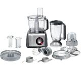 BOSCH MC812M844, Food processor, MultiTalent 8, 1250 W, add.Tritan blender, Citrus press, Dough Tool, Whisk, Black -Brushed stainless steel