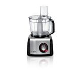 BOSCH MC812M844, Food processor, MultiTalent 8, 1250 W, add.Tritan blender, Citrus press, Dough Tool, Whisk, Black -Brushed stainless steel