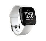 Fitbit Versa NFC, White Band, Black Case