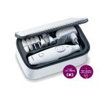 Beurer MP 42 Manicure / pedicure set; 7 attachments; adjustable speed; left/right rotation; LED light; storage case