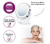 Beurer BS 49 lluminated cosmetic mirror; 12 LEDs; 5 x zoom; 2 mirrors; 11 cm