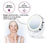 Beurer BS 49 lluminated cosmetic mirror; 12 LEDs; 5 x zoom; 2 mirrors; 11 cm