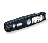 Beurer GL 50 Blood glucose monitor; 3-in-1; measuring, lancing, plug-in USB device; extra-wide test strips; 10 lancet needles,10 stips, case, diary, USB cover, medical device; mmol / L; black