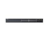 Dell Networking S3124P, L3, PoE+, 24x 1GbE, 2x Combo, 2x 10GbE SFP+ fixed ports, Stacking, IO to PSU air, 1x 715w AC PS, 1Y PS NBD, 210-AIMO