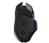 Logitech G502 Wireless Mouse, Lightsync RGB, Lightspeed Wireless, HERO 25K DPI Sensor, 400 IPS, 4x2g + 2x4g Optional Weights, 11 Programmable Buttons, 121g, Black