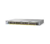 Cisco Catalyst 2960L Smart Managed 48 port Gig, PoE+, 4x10G SFP+, LAN Lite
