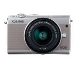 Canon EOS M100, grey + EF-M 15-45mm f/3.5-6.3 IS STM + Canon Face Jacket EH31-FJ Border Blue