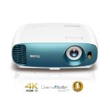 BenQ TK800M, Projector for Sports Fans, 4K HDR, DLP, 4K UHD (3840x2160), 10 000:1, 3000 ANSI Lumens, Zoom 1.1x, 96% Rec.709 Coverage, VGA, HDMI x2, USB Type A (1.5A), Audio In/Out, HDR10, Football & Sport Modes, Auto Keystone, 4.2kg, White