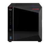Asustor AS5304T, 4-Bay NAS, Intel Celeron J4105 Quad-Core 1.5 GHz (burst up 2.5 GHz), 4 GB SO-DIMM DDR4,4 x 2.5"/3.5" SATA3 HDD or SSD 2.5 GbE x 2, USB 3.2 Gen 1 Type A x 3, WOW (Wake on WAN), WOL, System Sleep Mode, AES-NI hardware encryption