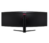 Acer Nitro EI491CRPbmiiipx, 49'' VA LED, Curved, 4ms, ZeroFrame, 32:9 Quantum Dot 120Hz (144Hz Overclock), FreeSync 2, DisplayHDR 400, 100M:1, ACM 400cd/m2, DFHD 3840 x 1080, 3xHDMI, 1xDP, MM Audio out, VESA wall, Black