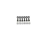 Formrack M6 Caget nut, cup washer, screw, set=20 pcs