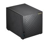 Asustor AS3204T, 4-bay NAS, Intel Celeron Quad-Core J3160 ( up to 2.24GHz, 2MB), 2GB DDR3L(non-upgradeable), 4 x 3.5" SATAII / SATAIII, GbE x 1, USB 3.0 - 1*Front/2*Rear, HDMI 1.4b, 16 Channel IP Cam(4 license included), WoL, System Sleep Mode, Tower