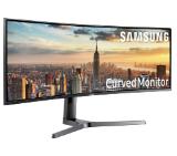 Samsung 43" LC43J890DKUXEN Super Ultra Wide, Curved, 3,840 x 1,200, 32:10, 300cd/m2, 1800R, DP, 1xHDMI, 2xUSB-C, 3xUSB, Speakers, Dark Blue Gray