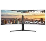 Samsung 43" LC43J890DKUXEN Super Ultra Wide, Curved, 3,840 x 1,200, 32:10, 300cd/m2, 1800R, DP, 1xHDMI, 2xUSB-C, 3xUSB, Speakers, Dark Blue Gray