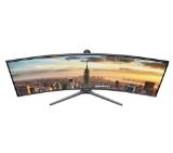 Samsung 43" LC43J890DKUXEN Super Ultra Wide, Curved, 3,840 x 1,200, 32:10, 300cd/m2, 1800R, DP, 1xHDMI, 2xUSB-C, 3xUSB, Speakers, Dark Blue Gray