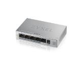 ZyXEL GS1005-HP, 5 Port Gigabit PoE+ unmanaged desktop Switch, 4 x PoE, 60 Watt