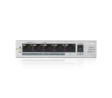 ZyXEL GS1005-HP, 5 Port Gigabit PoE+ unmanaged desktop Switch, 4 x PoE, 60 Watt