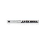 ZyXEL GS1008-HP, 8 Port Gigabit PoE+ unmanaged desktop Switch, 8 x PoE, 60 Watt