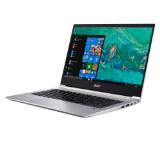 Acer Swift 3, SF314-55-72NH, Intel Core i7-8565U (up to 4.60GHz, 8MB), 14" FHD IPS (1920x1080) Glare, HD Cam, 8GB DDR4, 512GB SSD M.2, Intel HD Graphics 620, BT 4.2, FingerPrint, MS Win10, Silver + Acer 14" Protective Sleeve Smoky Gray