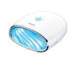 Beurer MP 48 LED/UV nail dryer, Timer, 18 LEDs, fingernails and toenails+Beurer BS 39 illuminated cosmetic mirror with powerbank, 3,000 mAh