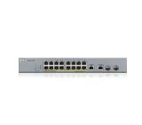 ZyXEL GS1350-18HP, 18 Port managed CCTV PoE switch, long range, 250W