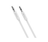 Allocacoc AUX cable 10635WT flat 1.5m; white