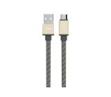 Allocacoc USB cable microUSB 10763 flat; GOLD