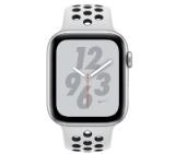 Apple Watch Nike+ Series 4 GPS, 40mm Silver Aluminium Case with Pure Platinum/Black Nike Sport Band