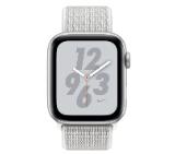 Apple Watch Nike+ Series 4 GPS, 40mm Silver Aluminium Case with Summit White Nike Sport Loop