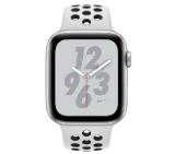 Apple Watch Nike+ Series 4 GPS, 44mm Silver Aluminium Case with Pure Platinum/Black Nike Sport Band
