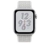 Apple Watch Nike+ Series 4 GPS, 44mm Silver Aluminium Case with Summit White Nike Sport Loop