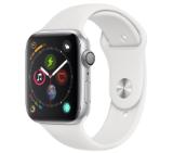 Apple Watch Series 4 GPS, 44mm Silver Aluminium Case with White Sport Band