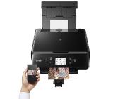 Canon PIXMA TS6250 All-In-One, Black + Canon Plus Glossy II PP-201, 5x5", 20 sheets