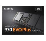 Samsung SSD 970 EVO Plus 2 TB M.2, PCIe Gen 3.0 x4 NVMe 1.3, V-NAND 3-bit MLC, Phoenix Controller, 256-bit Encryption, 2 GB DDR4 SDRAM, Read 3500 MB/s Write 3300 MB/s