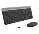 Logitech Slim Wireless Keyboard and Mouse Combo MK470 - GRAPHITE