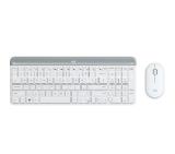 Logitech Slim Wireless Keyboard and Mouse Combo MK470 - OFFWHITE