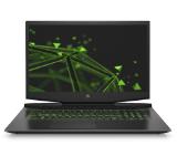 HP Pavilion 17-cd0016nu Black with Acid green, Core i7-9750H hexa(2.6Ghz, up to 4.5Ghz/12MB/6C), 17.3" FHD IPS UWVA AG 144Hz + WebCam, 16GB 2666Mhz 2DIMM, 512GB PCIe SSD +1TB 7200rpm, Nvidia GeForce GTX 1660Ti 6GB, WiFi 6AX200 + BT 5.0, 3C Batt, Free DOS